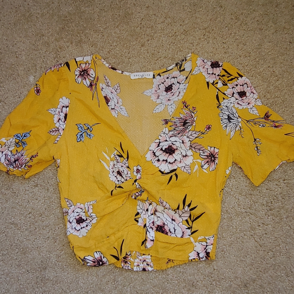Cropped tee